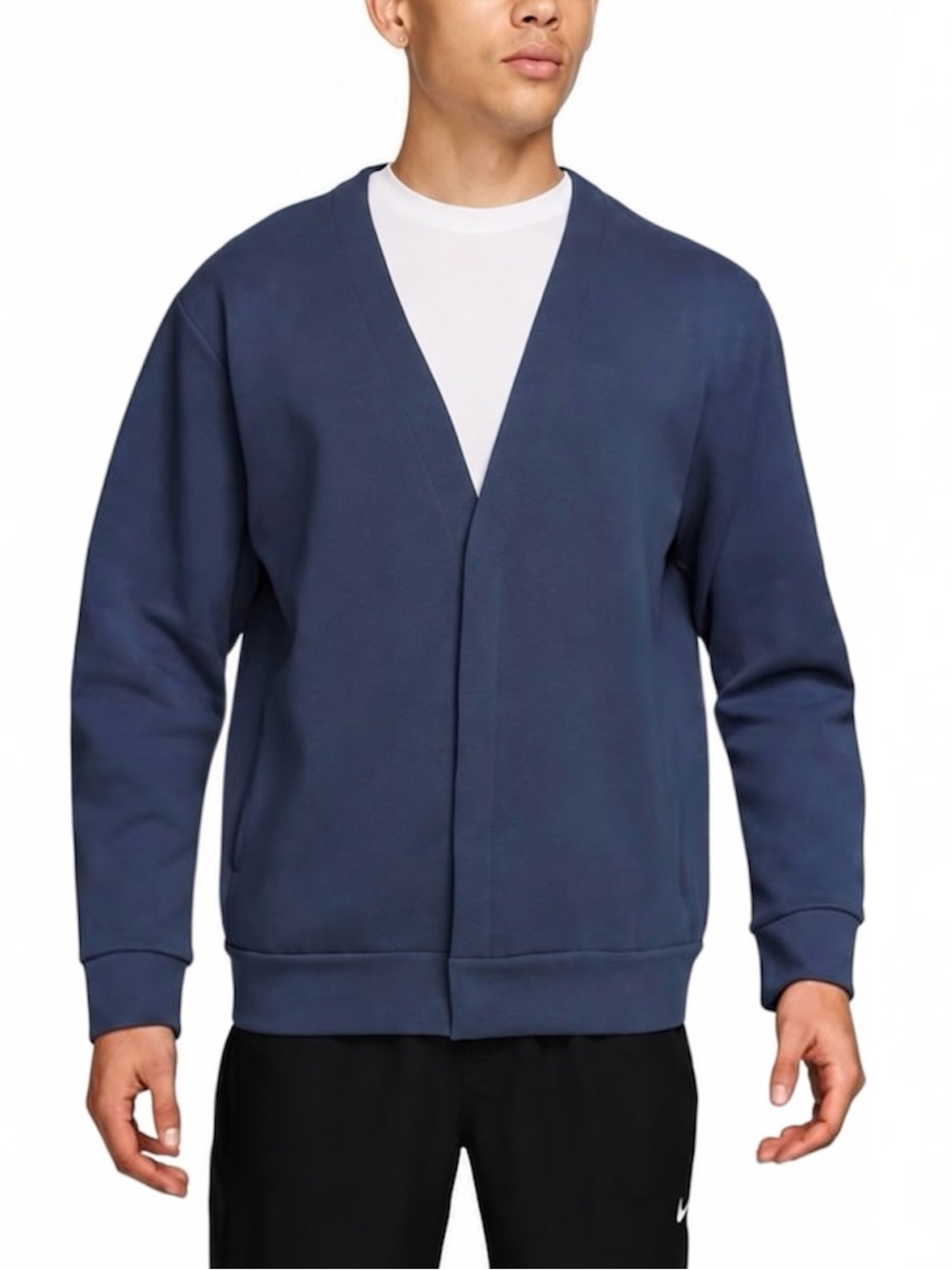 NWT $125 Nike 24.7 ImpossiblySoft Men's Cardigan XL-Tall Navy